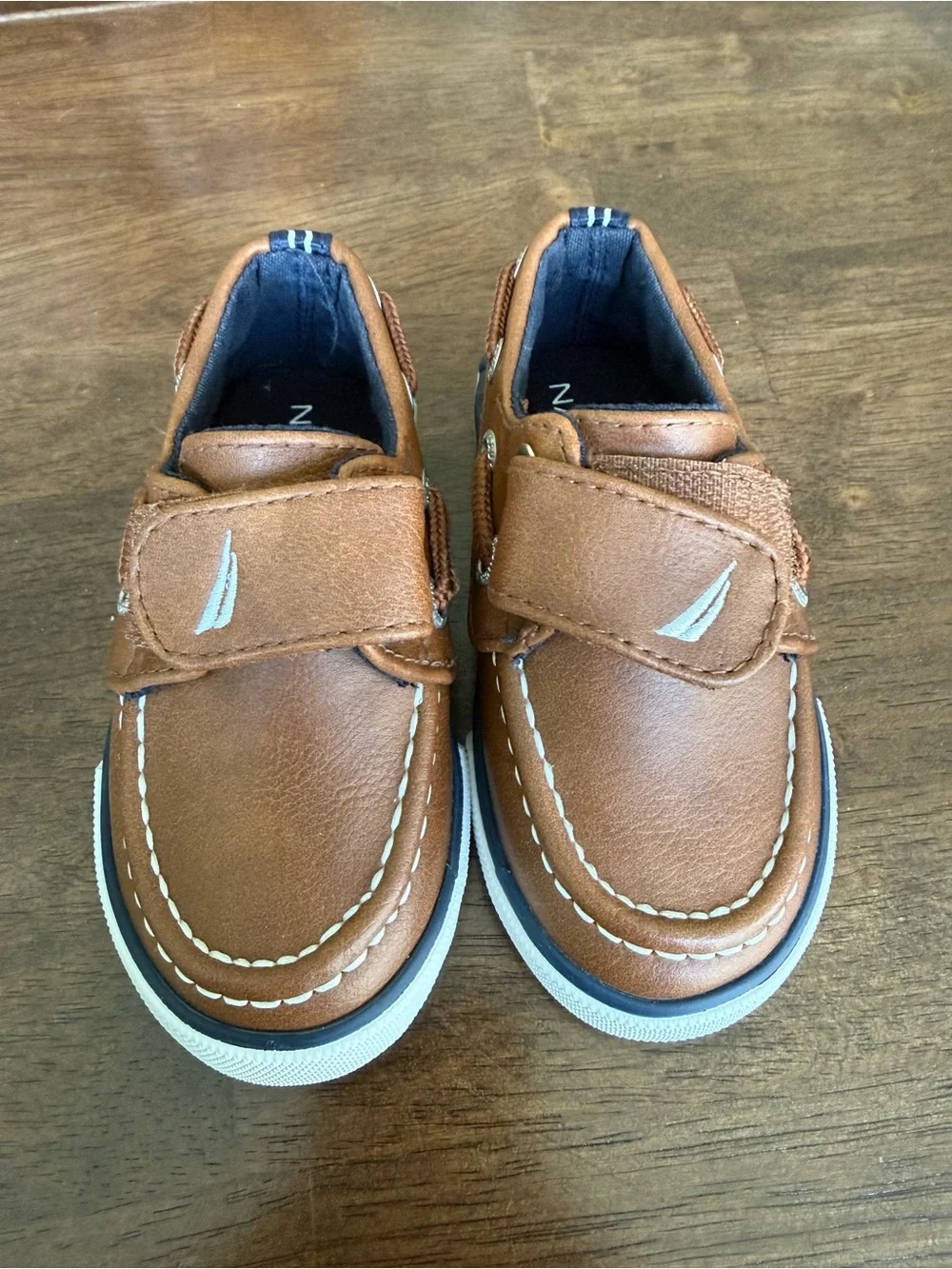 Nautica Boys Brown Boat Shoes